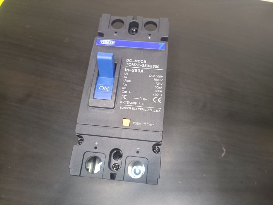 TOMZN 250A Автомат ПОСТІЙНОГО Струму 1000V TOM7Z DC MCCB Вимикач