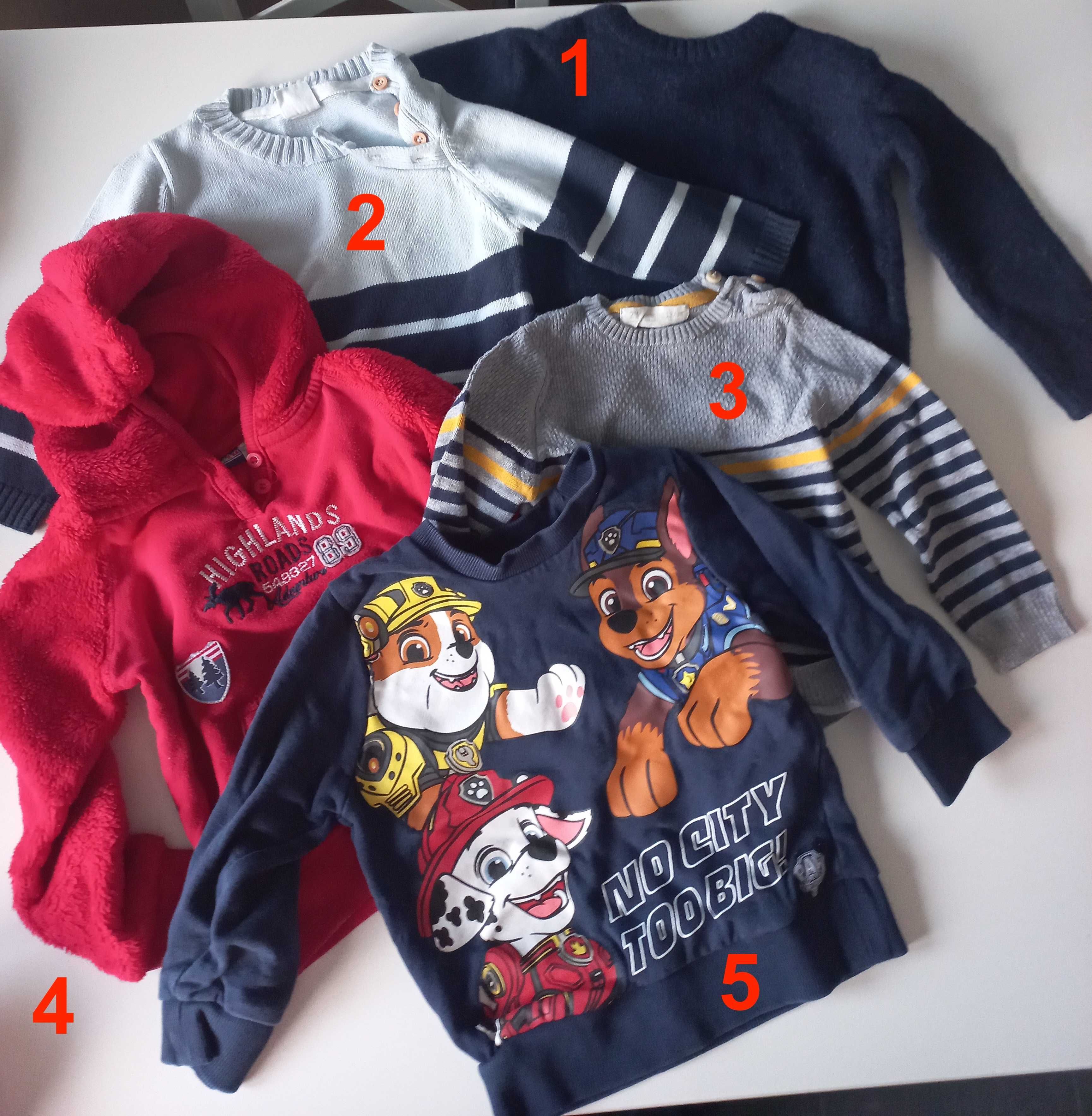 Camisolas, casacos e pijamas (pack 3) (24 e 36 meses)