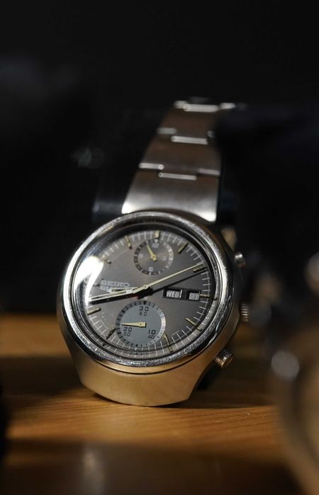 Seiko „Zara” – vintage chronograph! - szara subtarcza.