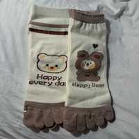 Милі шкарпетки з пальцями "Ведмедики" 35-39 розмір