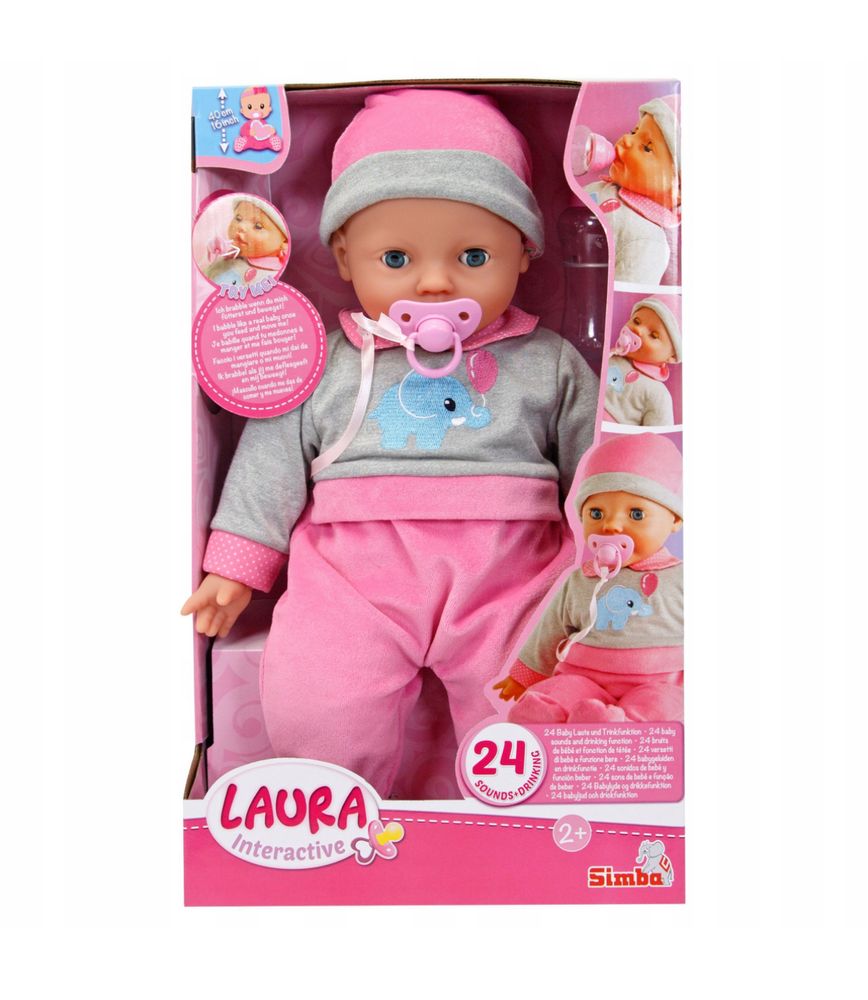 Interaktywna lalka Simba Laura gaworząca 40 cm