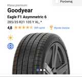 Goodyear UltraGrip Performance 3/Goodyear Eagle F1 Asymertic 6
