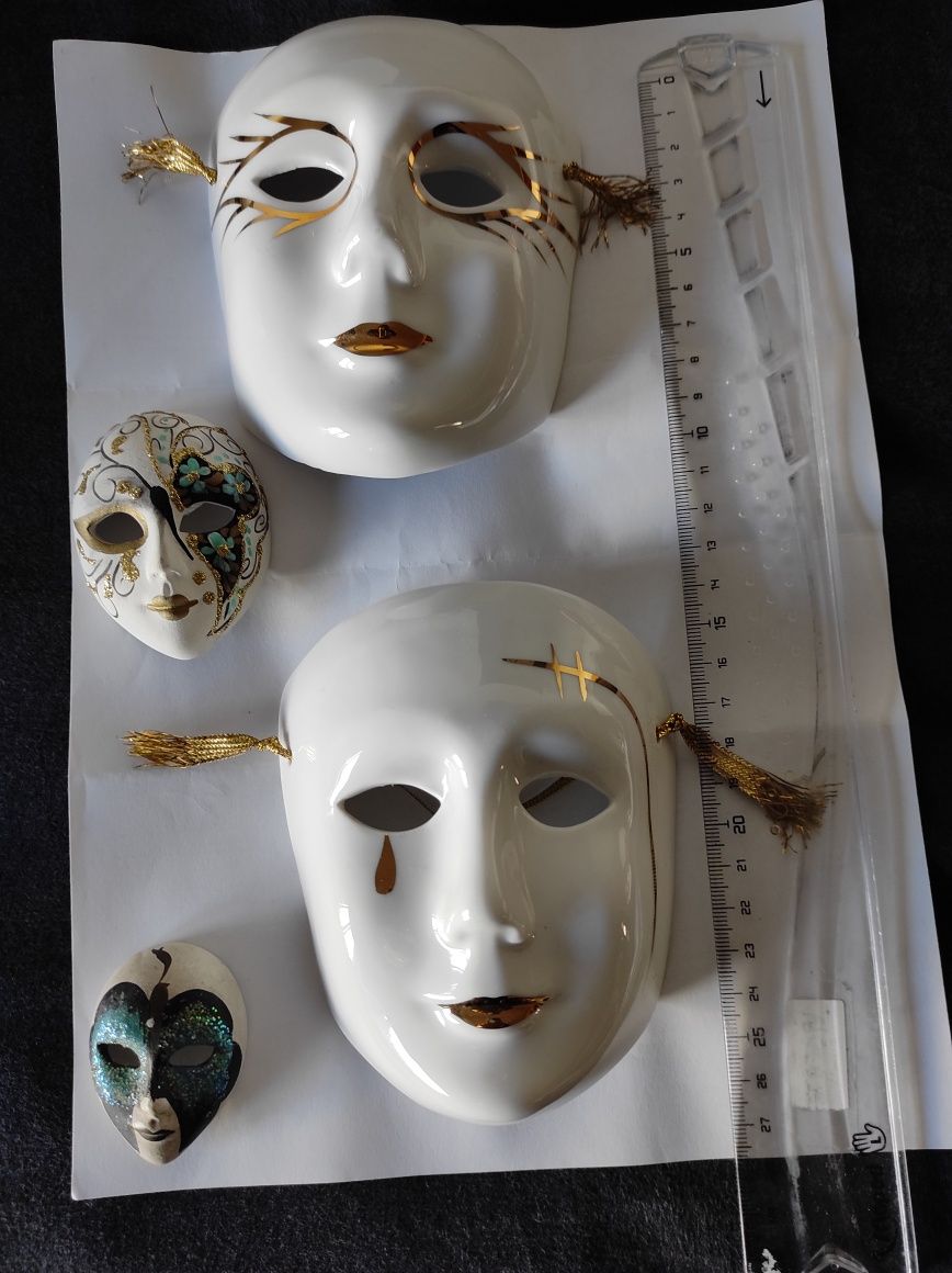 Máscaras venezianas decorativas