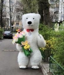Аниматор мишка,кролик,зайчик,панда,пес Патрон