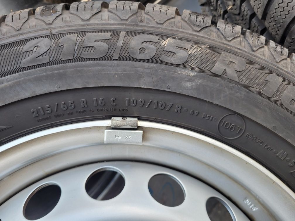 Orginalnie koła na zimę do ford Transit 215/65R16c