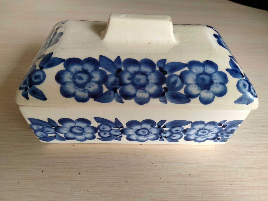 maselnica fajansowa prostokątna