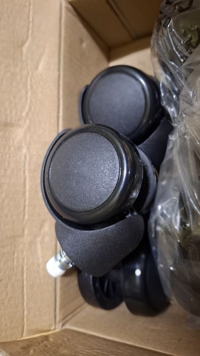 5x kółko fotela dobrej jakości, nowe