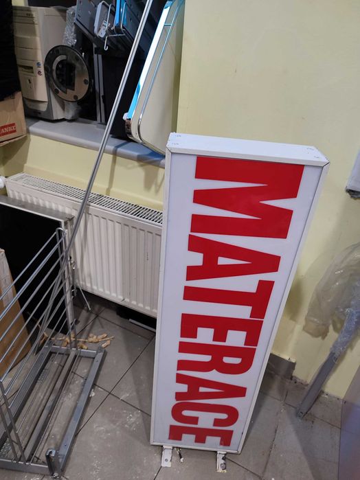 Kaseton reklamowy, podświetlany mocowanie typu " semafor "