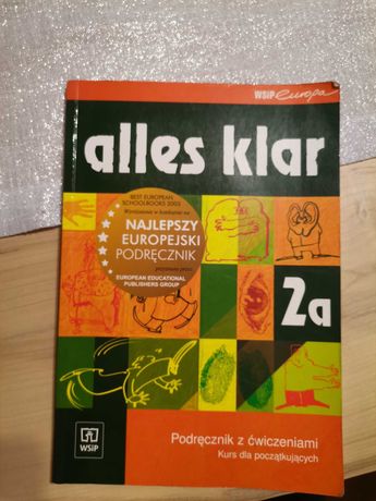 Podręcznik z ćwiczeniami alles klar 2a + płyta