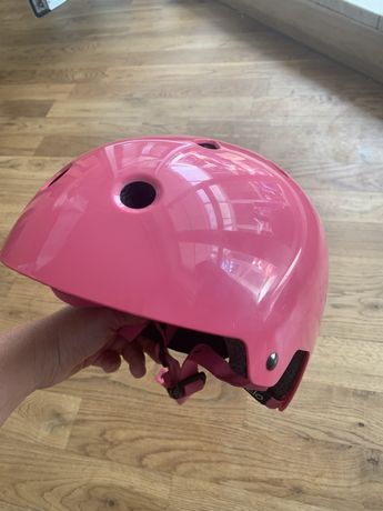 Kask oxelo roz 50 - 54 cm różowy do roweru i rolek