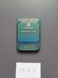 Oryginalna karta pamięci Sony PlayStation PSX SCPH-1020L Island Blue