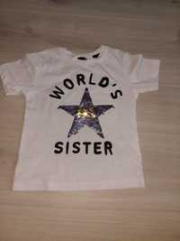 Koszulka tshirt 104 HM Best sister