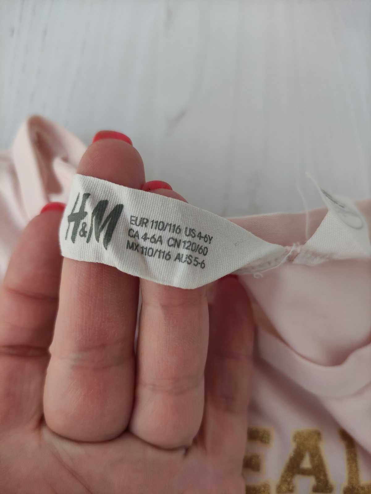 Футболка H&M для дівчинки, р. 110/116