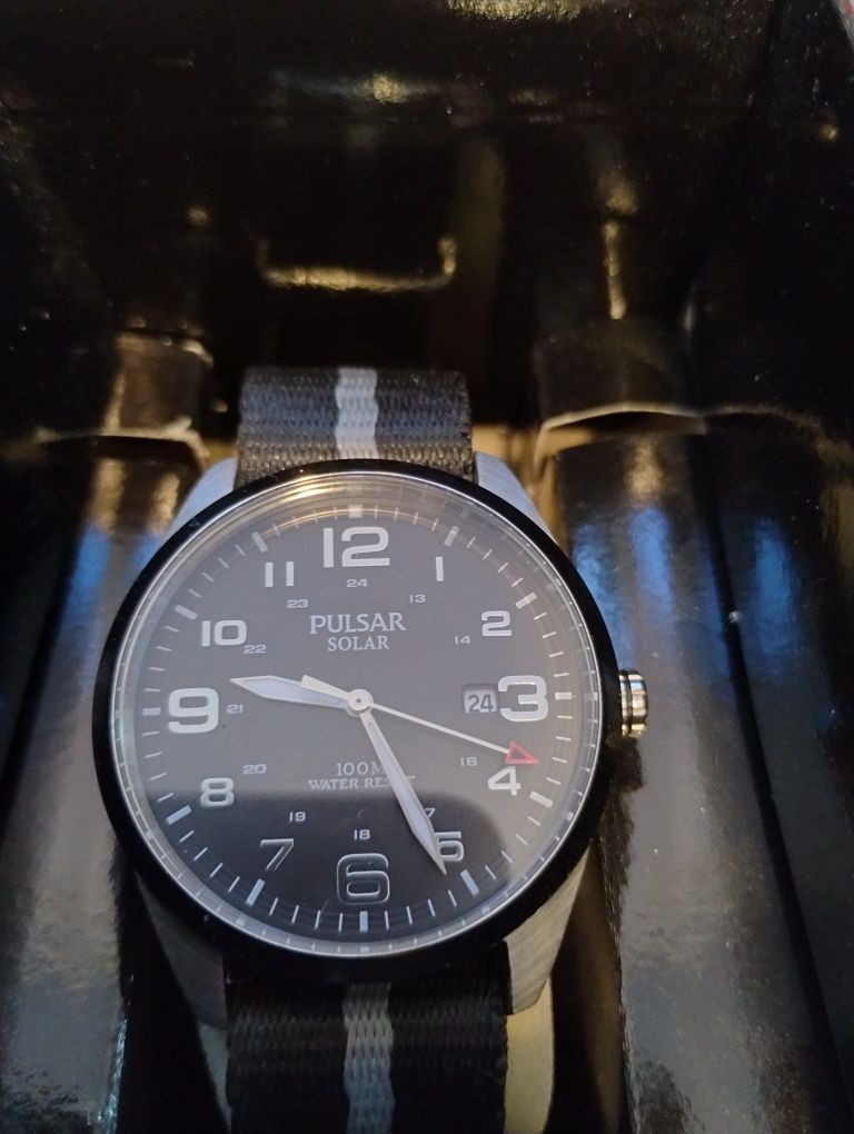 Nowy zegarek Pulsar Regular PX3187X1 solarny mech. Seiko 41 mm