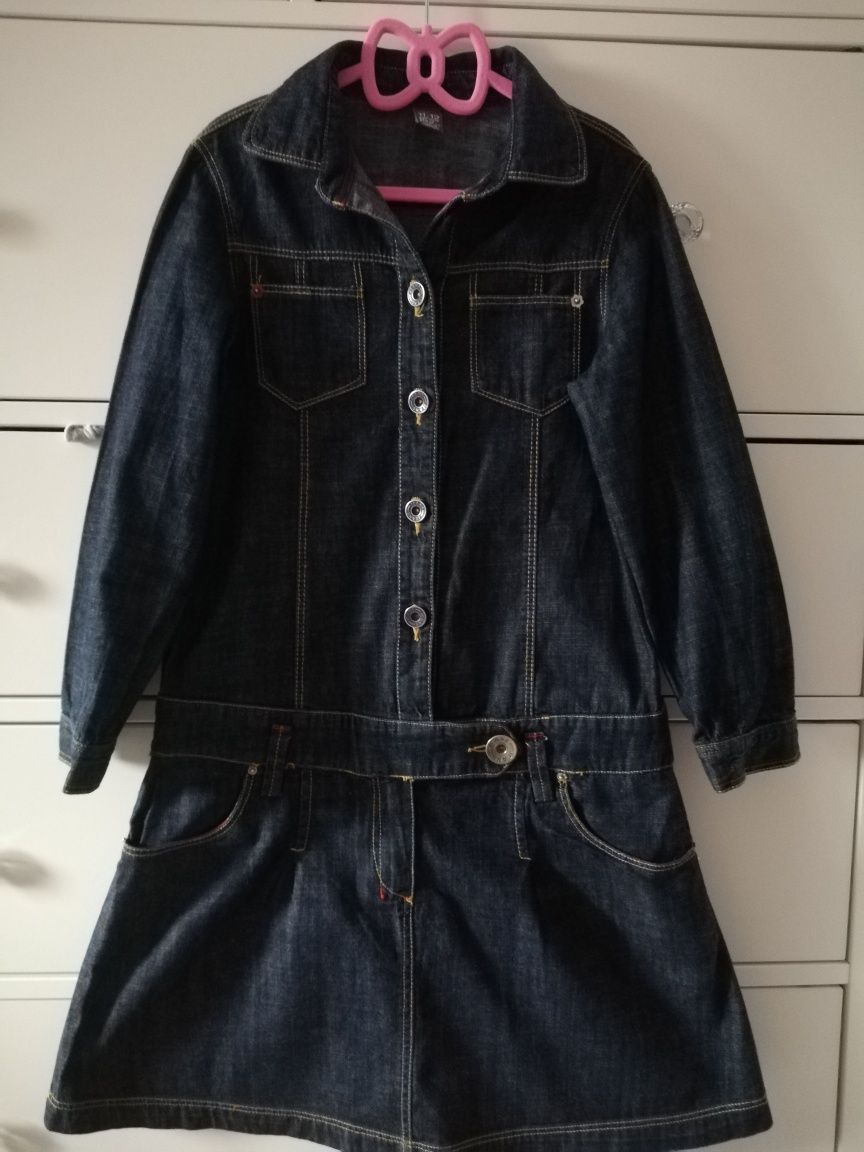 Sukienka jeansowa Zara Kids r. 152