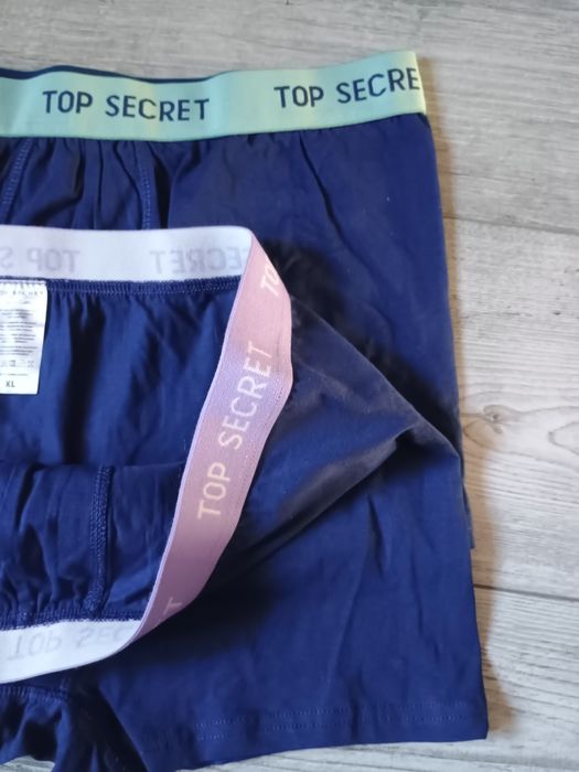 Top Secret bokserki ciemno niebieskie,dwie szt