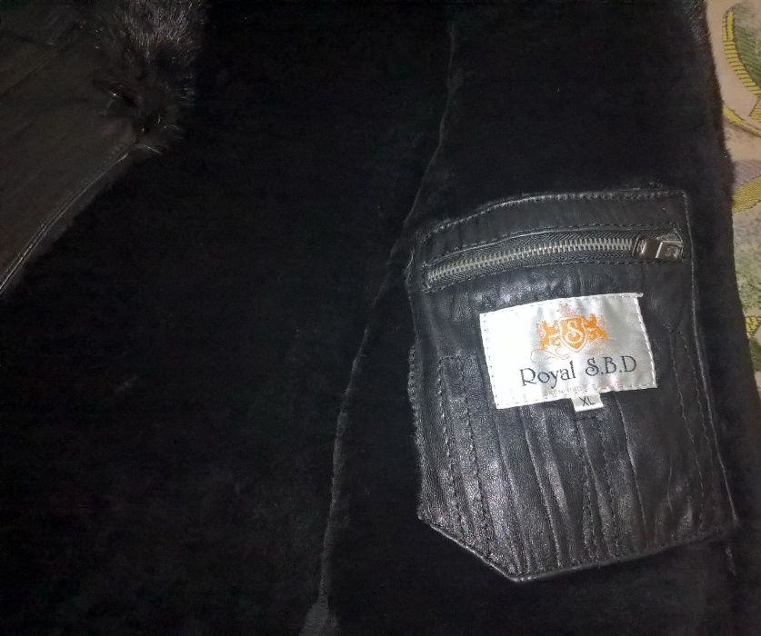 Продам кожаную дубленку