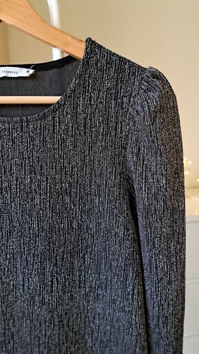 Reserved elegancka błyszcząca sukienka L też M S święta sylwester