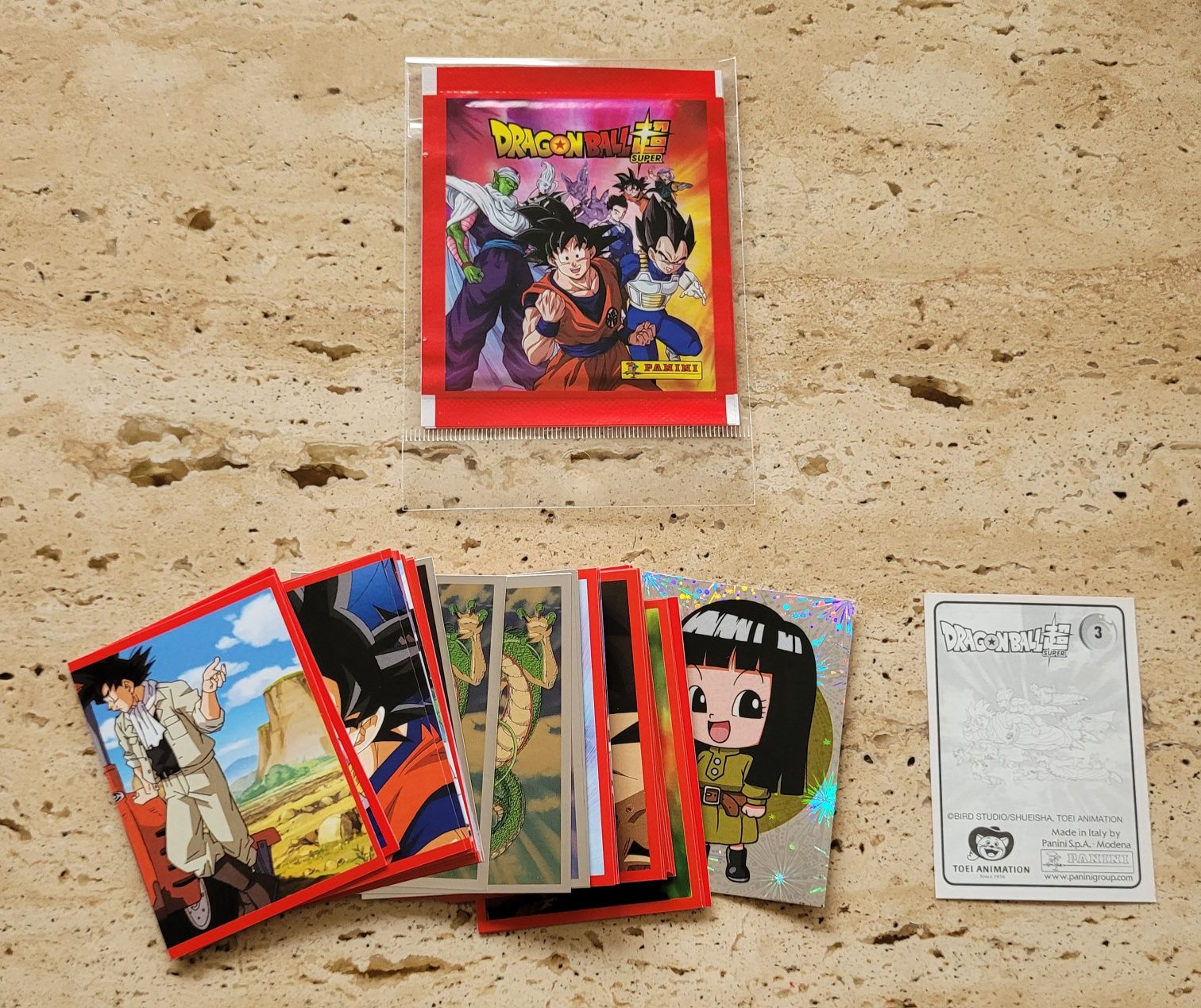 Dragon Ball cromos e cards Panini