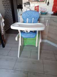 Łatwe krzesło stolik do karmienia z tacą