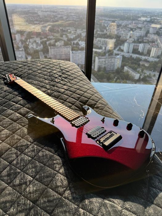 Music Man Petrucci JP6 Piezo Pearl Redburst 2018 - stan kolekcjonerski
