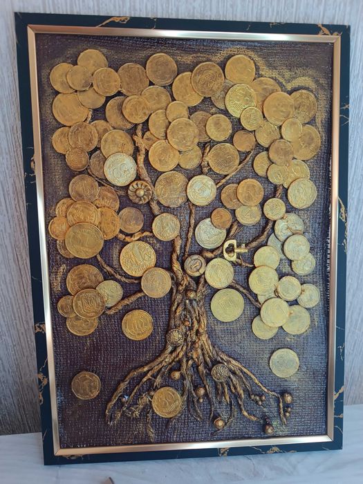 Грошове дерево ручної роботи