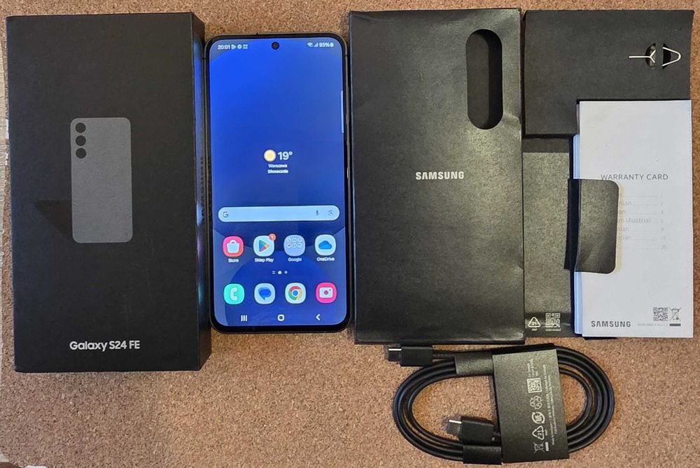 Samsung Galaxy S24 Fe SM-S721 B/DS 8GB/128GB Grafitowy Bez Blokad Gwar