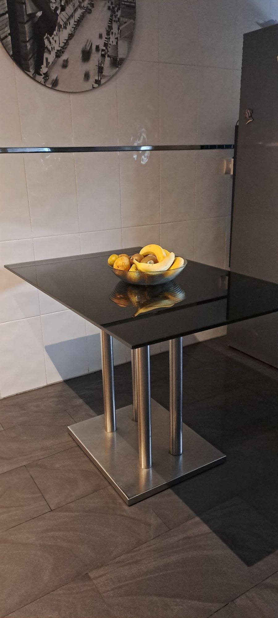 Mesa retangular de cozinha