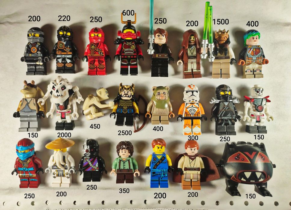 Оригінал LEGO Ninjago Star Wars LOTR Turtles фігурки, набори Лего