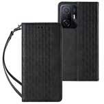 Magnet Strap Case etui do Xiaomi Redmi Note 11 pokrowiec portfel + min