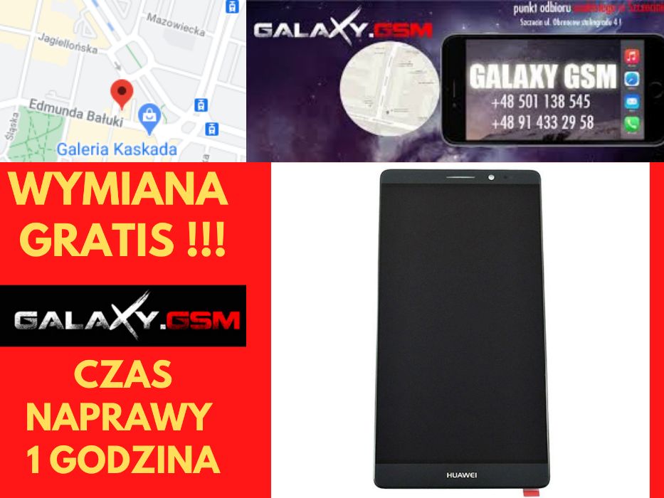 Huawei Mate 8 NXT L29 Wyświetlacz LCD Wymiana GRATIS Szczecin