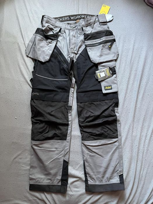Spodnie snickers 6214 ruff work canvas worki kieszeniowe