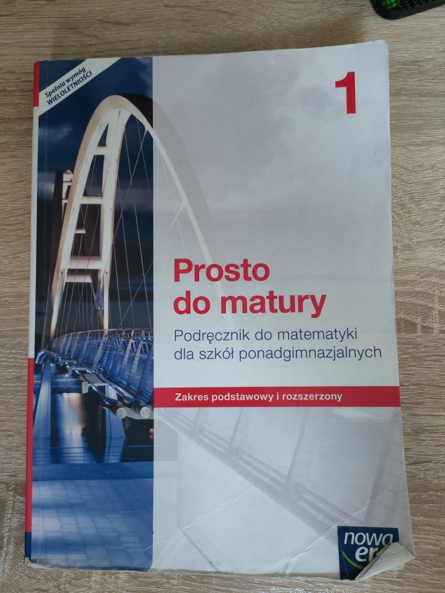 Prosto do matury 1 zakres podstawowy i rozszerzony