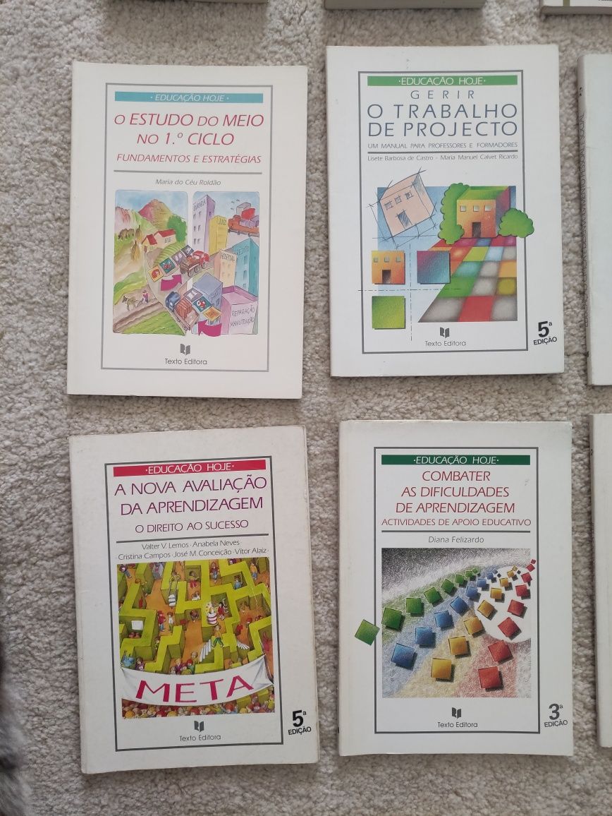 Livros de educação ( alguns esgotados)