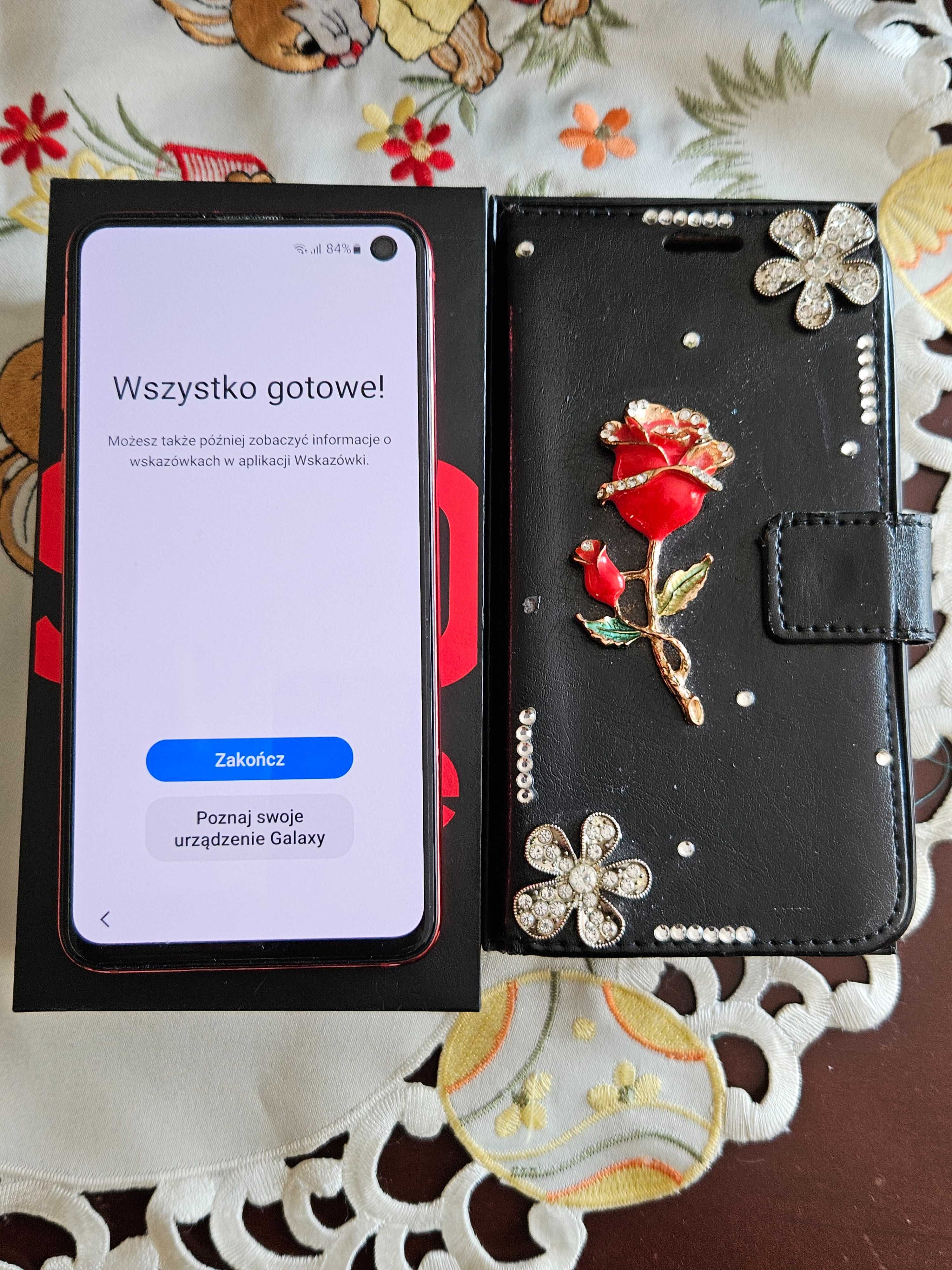 GALAXY S10E NOWA BATERIA ORG. SM-G970F 128/6 czerwony red