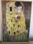 Obraz  Klimt „Pocalunek” w drewnianej ramie