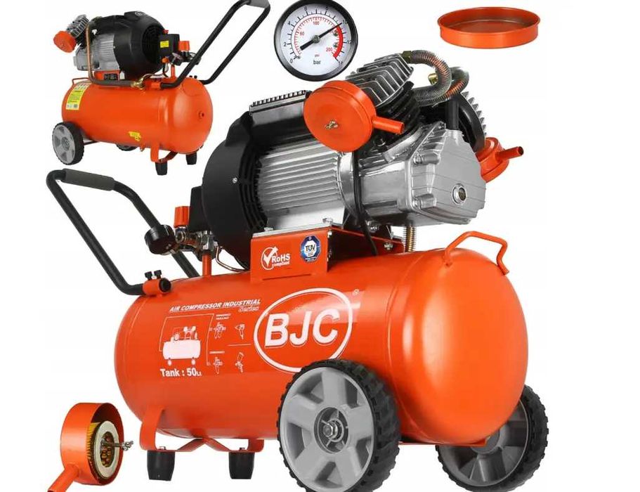 Компресор повітряний BJC 50л 3 кВт 10 атм 395 л/хв компрессор PL