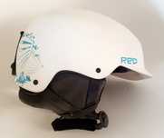 Kask narciarski poc red narty snowboard 51-53 m regulacja M 5 lat