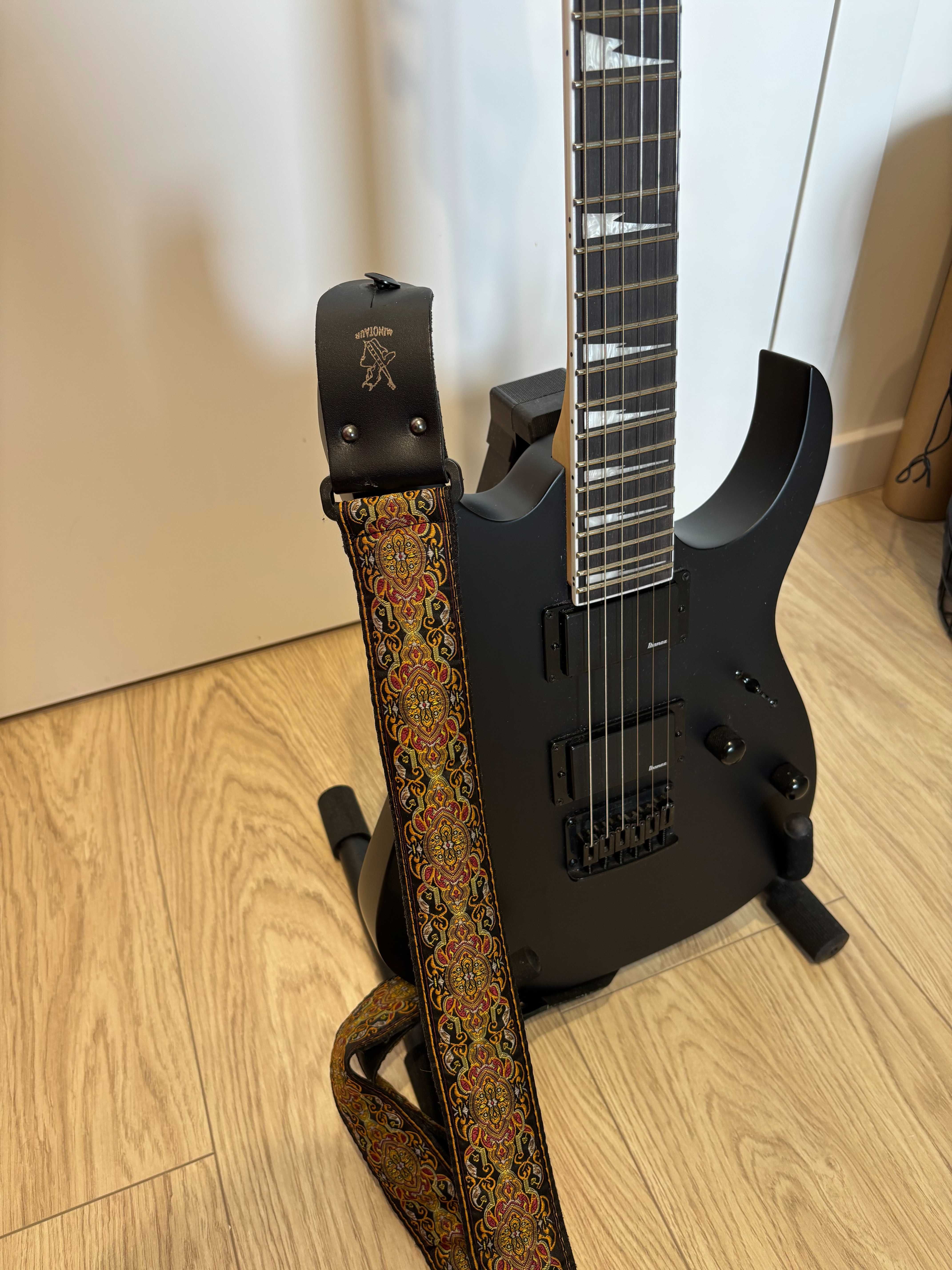 Ibanez GRG121DX-BKF - gitara jak nowa, pasek gratis