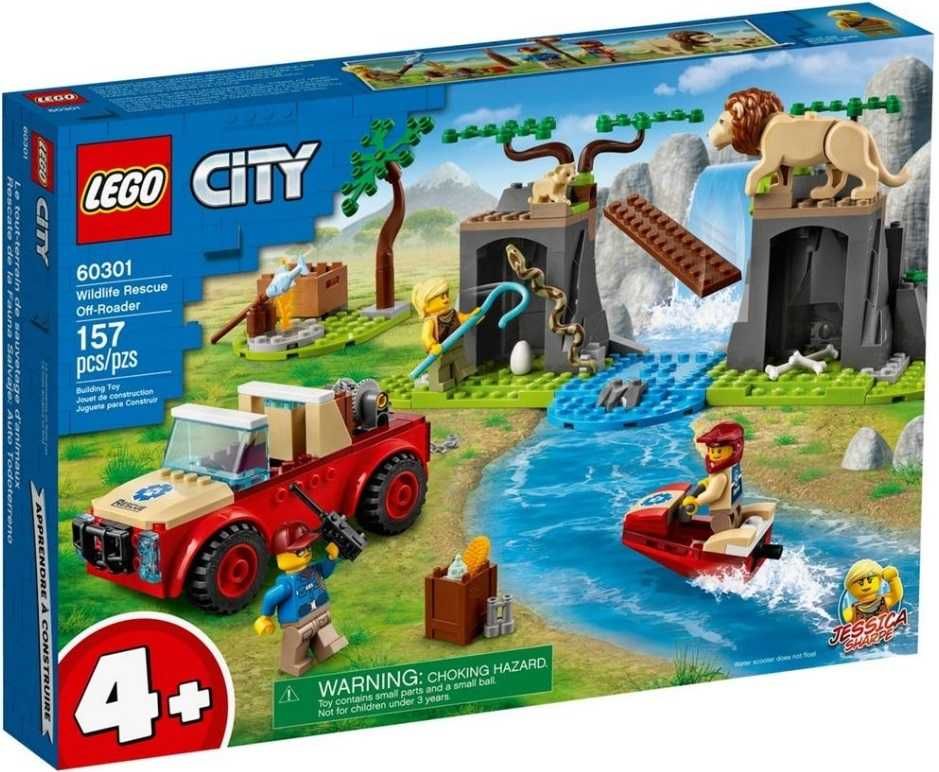 Lego City 60301 Terenówka Ratowników Dzikich Zwierząt