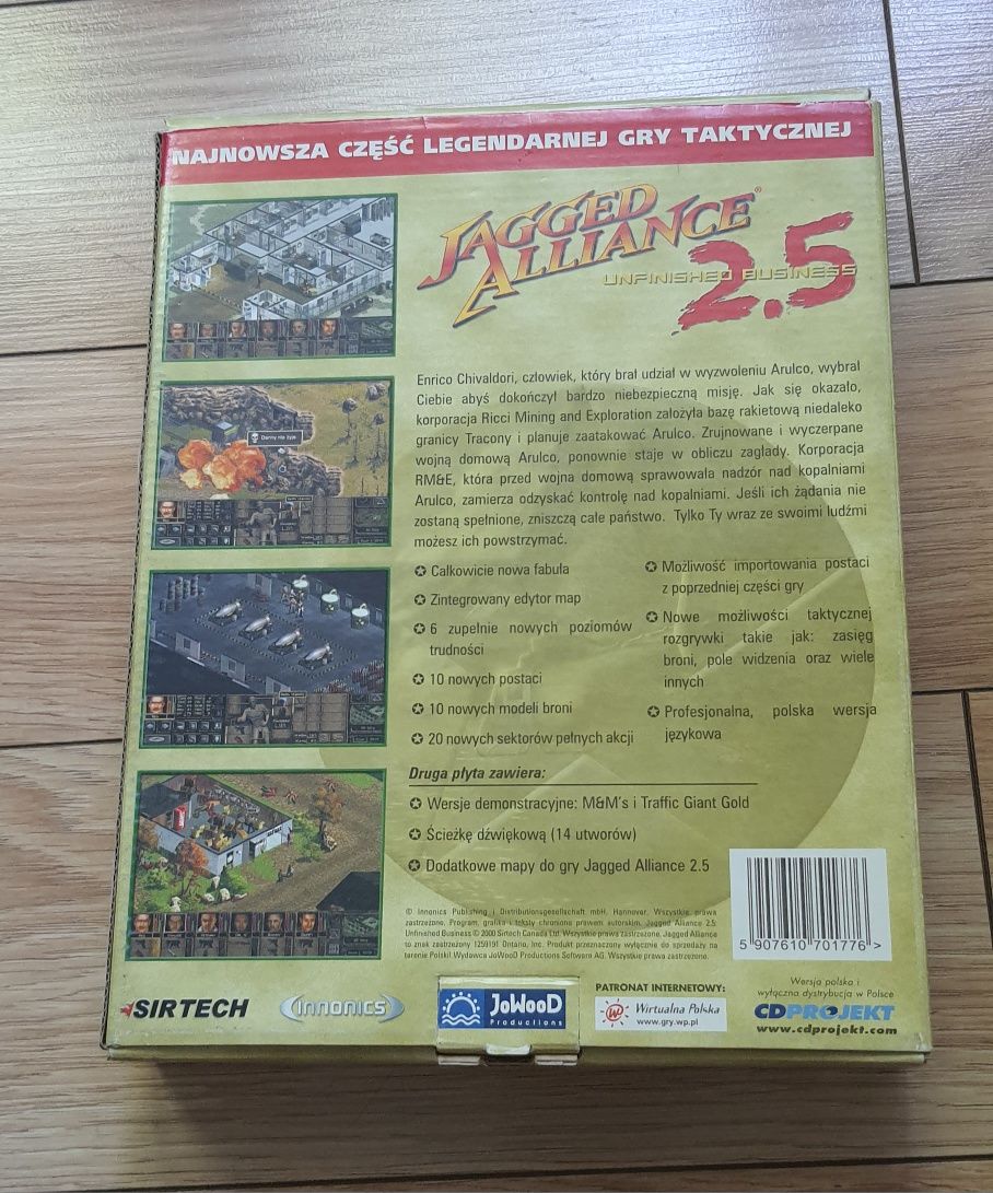 Jagged Alliance 2.5 PL PC Big Box