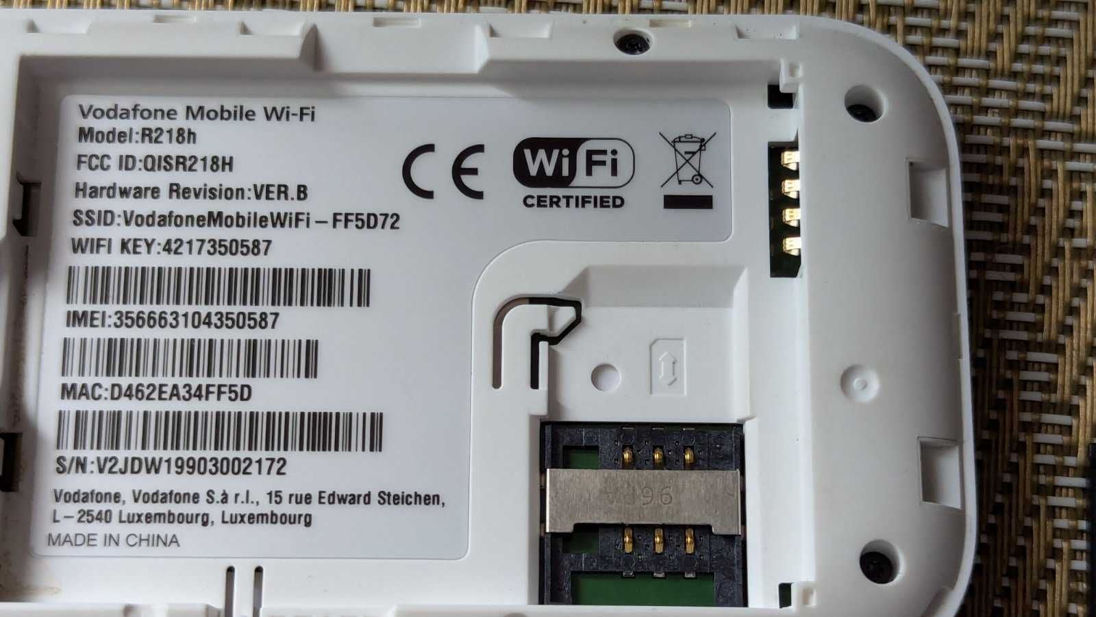 3G/4G LTE модем/роутер WI-FI скоростной HUAWEI R218H