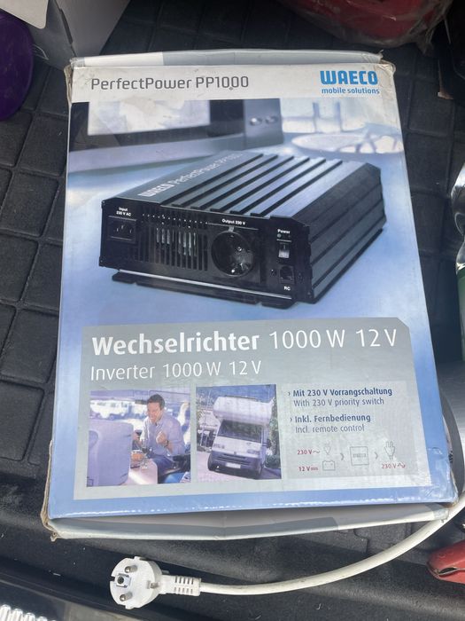 Przetwornica solidna waeco mobitronic camper  12v 230v