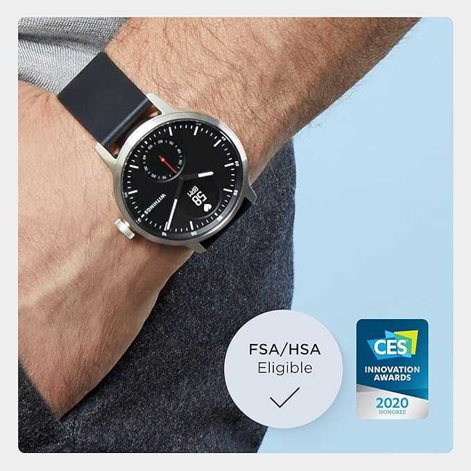 Withings ScanWatch Hybrid Smartwatch z czujnikiem tętna,EKG,GPS (264b)