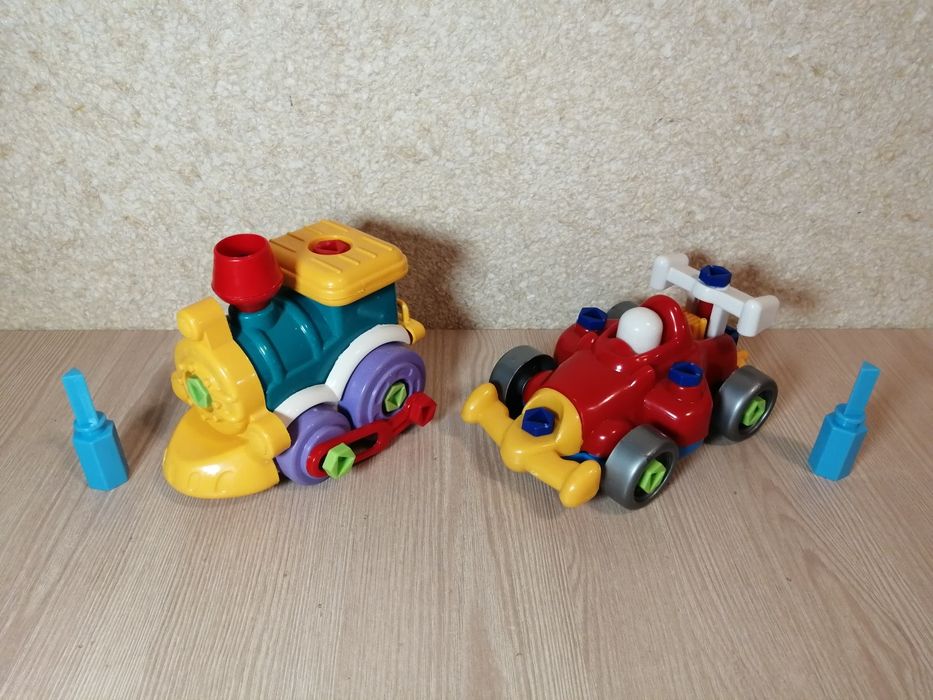 Машинки, конструктор Colorplast, возраст 3+