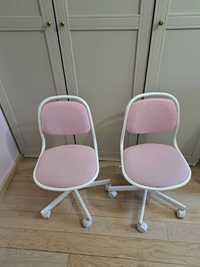 Krzesło dziecięce obrotowe ikea 2szt