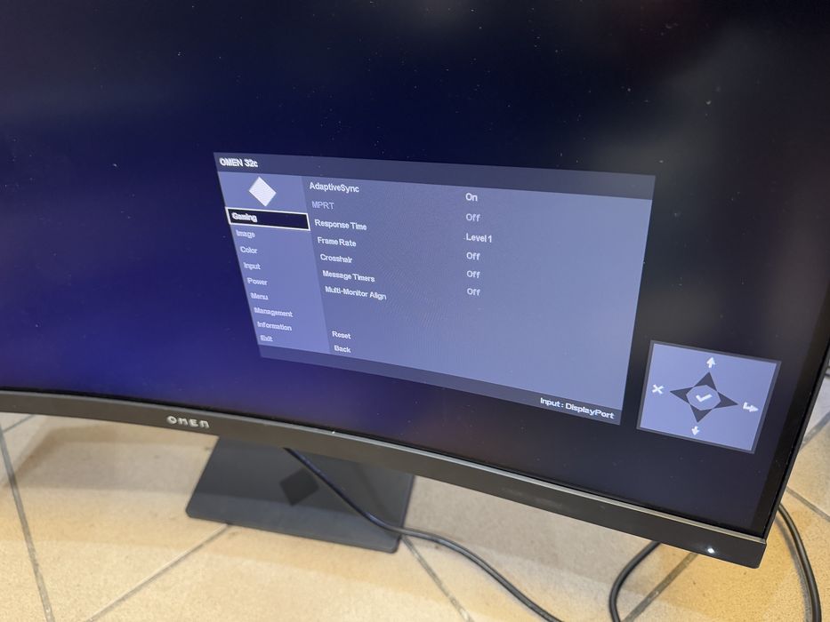 Zakrzywiony monitor gamingowy HP Omen 32C 165Hz wrocław