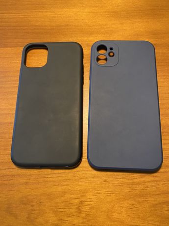 Capas iPhone 11 preta e azul