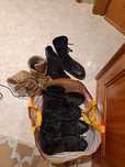 Botas tipo da militar