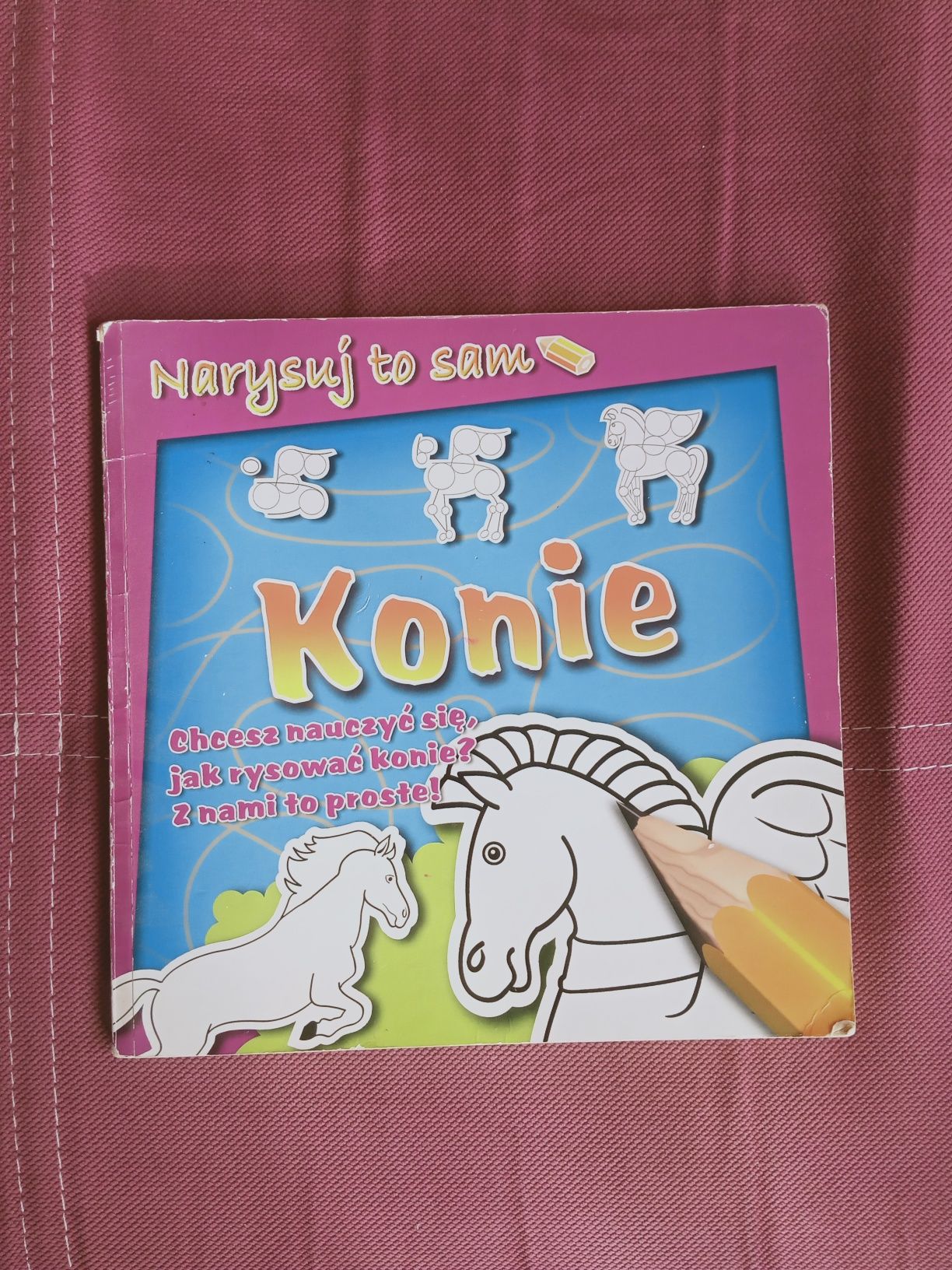 Książka "narysuj to sam-konie"